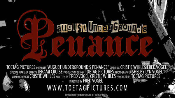August Underground's Penance Poster 1