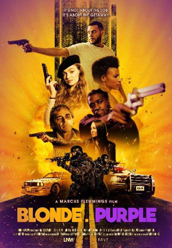 BLONDE. Purple Poster 3