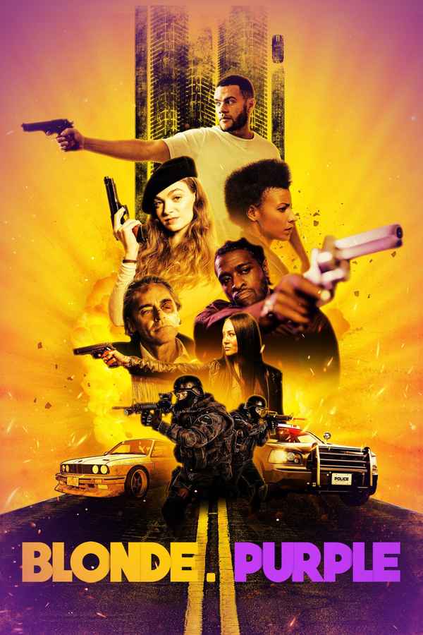 BLONDE. Purple Poster 2