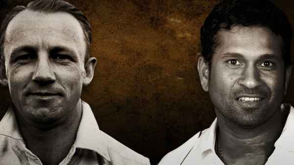 Bradman and Tendulkar Poster 1