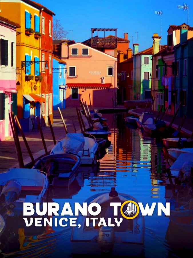 Burano Town Venice, Italy