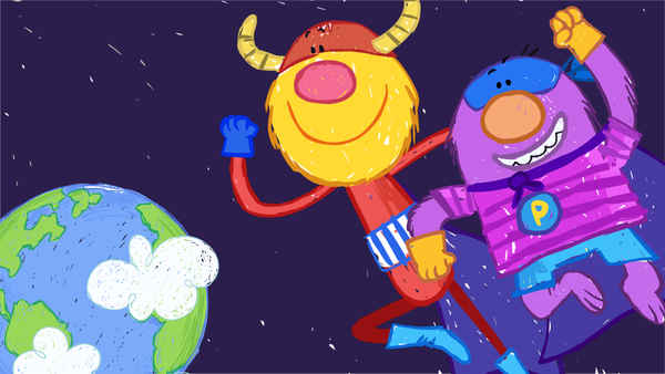 Captain Monsterica & The Purple Protector Poster 1