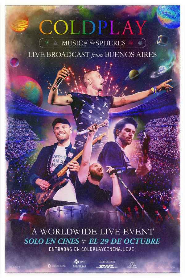 Coldplay Music of the Spheres Live Broadcast From Buenos Aires Poster 2