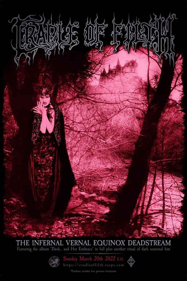 Cradle of Filth - The Infernal Vernal Equinox Deadstream Poster 1