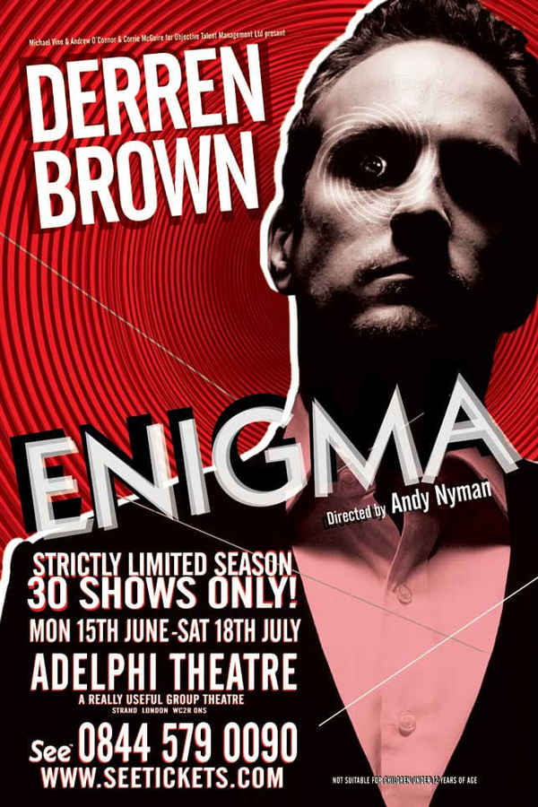 Derren Brown: Enigma Poster 2