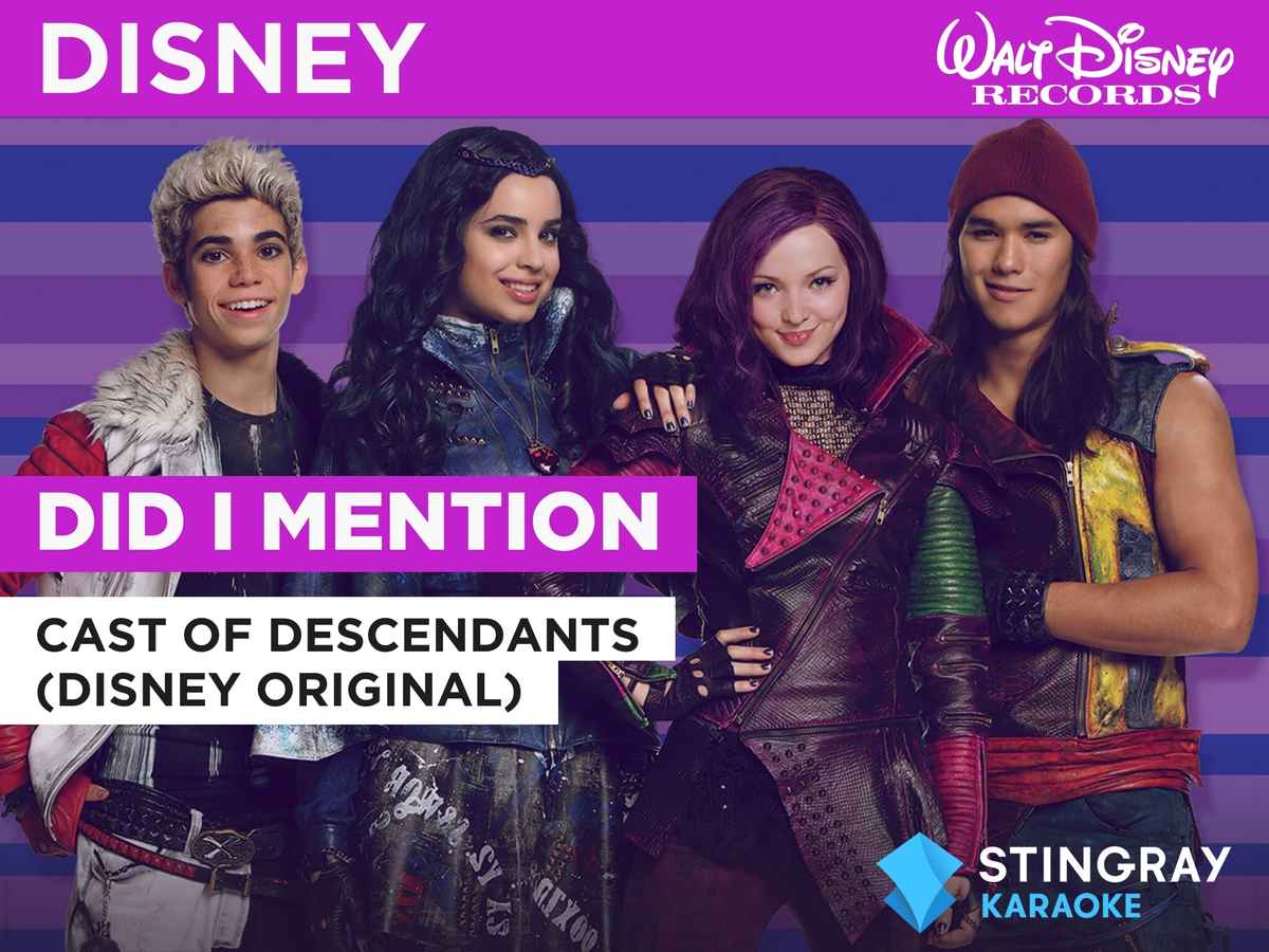 Did I Mention in the Style of Cast of Descendants