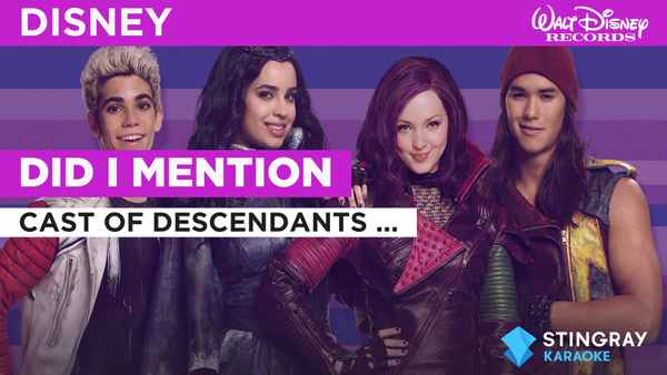 Did I Mention in the Style of Cast of Descendants Poster 2