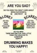 Drumming Makes You Happy Poster 2