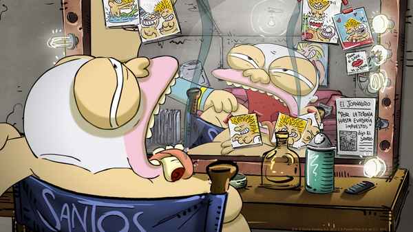 El Santos vs la Tetona Mendoza Poster 1