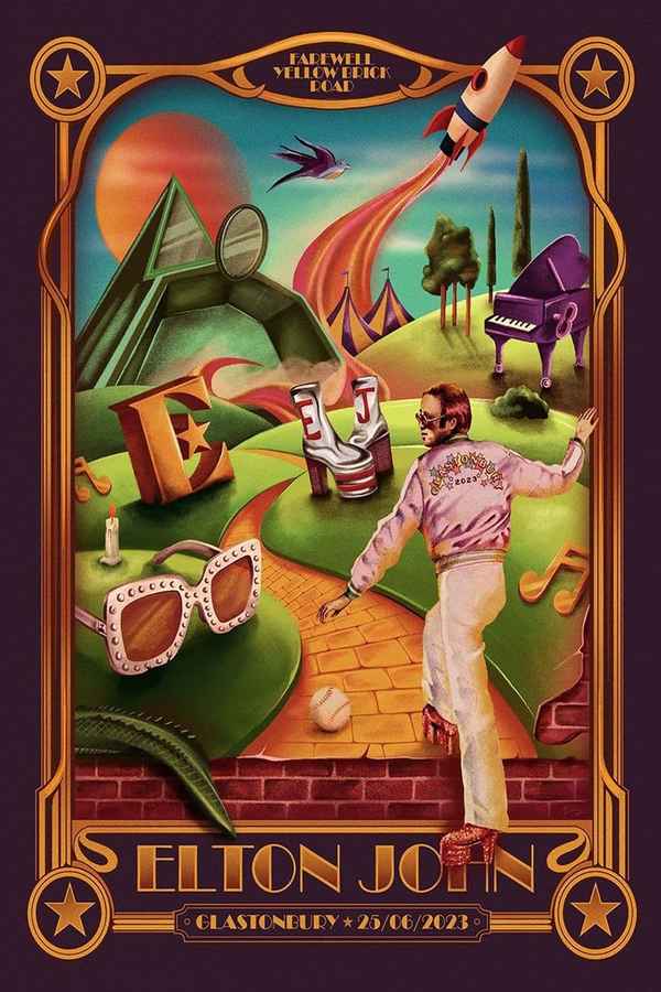 Elton John: Glastonbury 2023 Poster 2