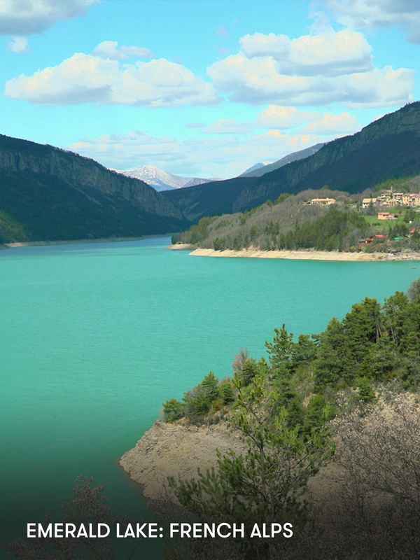 Emerald Lake: French Alps Poster 2