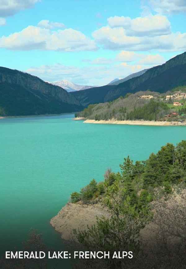Emerald Lake: French Alps Poster 4