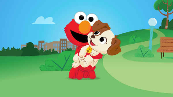 Furry Friends Forever: Elmo Gets a Puppy Poster 1