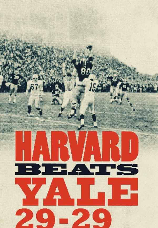 Harvard Beats Yale 29-29 Poster 4
