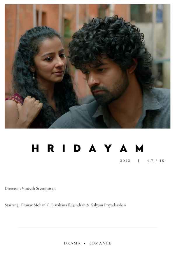 Hridayam Poster 4