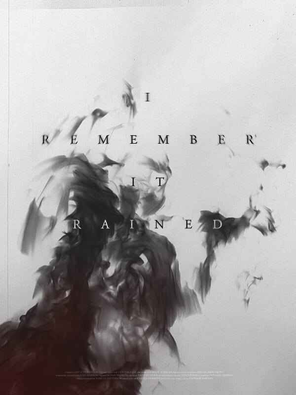 I Remember It Rained Poster 1