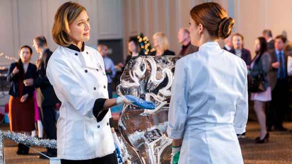 Ice Sculpture Christmas Poster 6