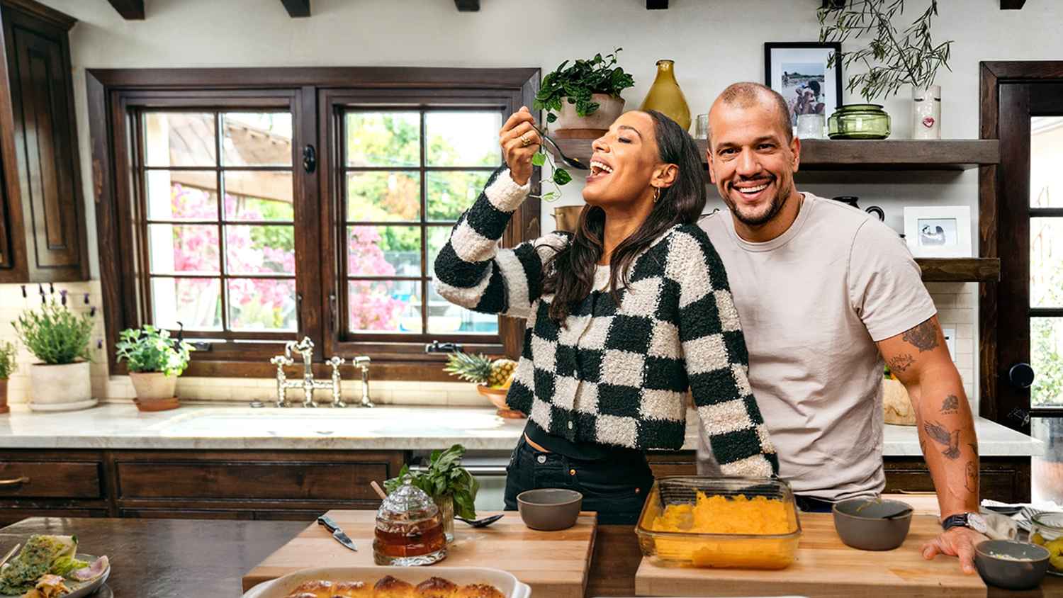 In the Kitchen with Abner and Amanda
