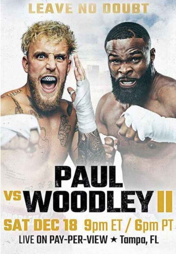 Jake Paul vs. Tyron Woodley 2 Poster 6