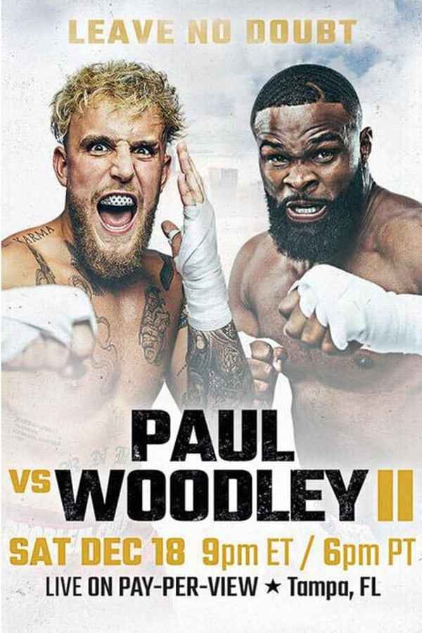 Jake Paul vs. Tyron Woodley 2 Poster 3