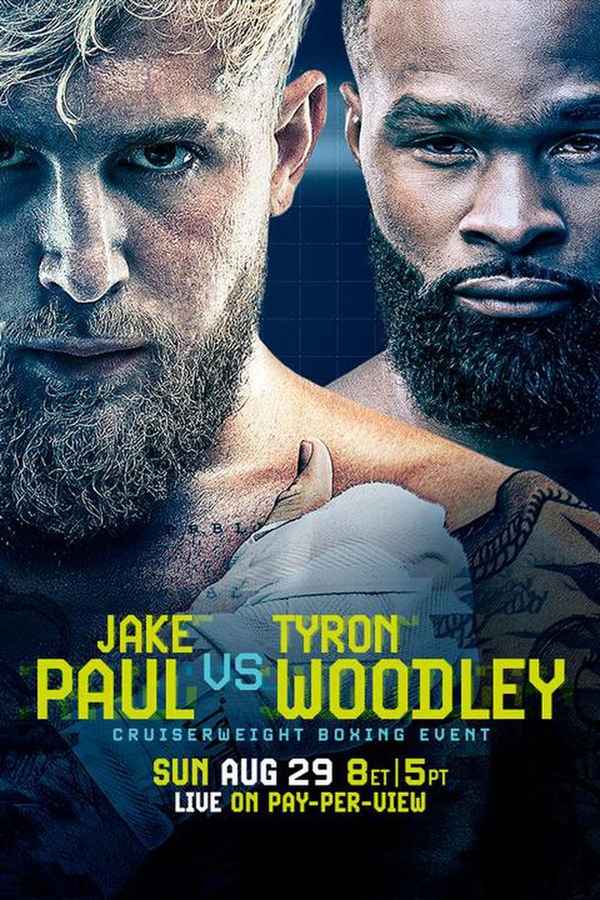 Jake Paul vs Tyron Woodley Poster 1