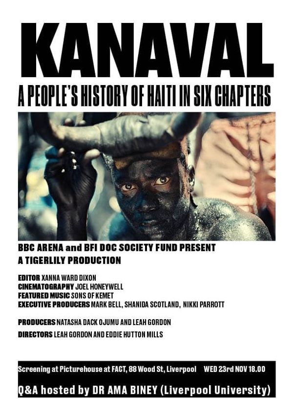 Kanaval: A People's History of Haiti in Six Chapters Poster 1