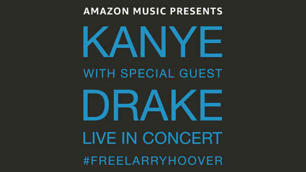 Kanye With Special Guest Drake Free Larry Hoover Benefit Concert Poster 3