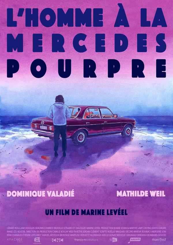 L' homme à la Mercedes Pourpre Poster 1