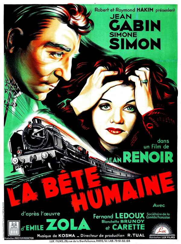 La bête humaine Poster 2