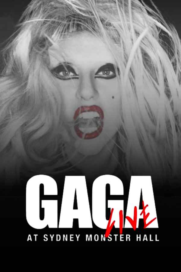Lady Gaga Live at Sydney Monster Hall Poster 2