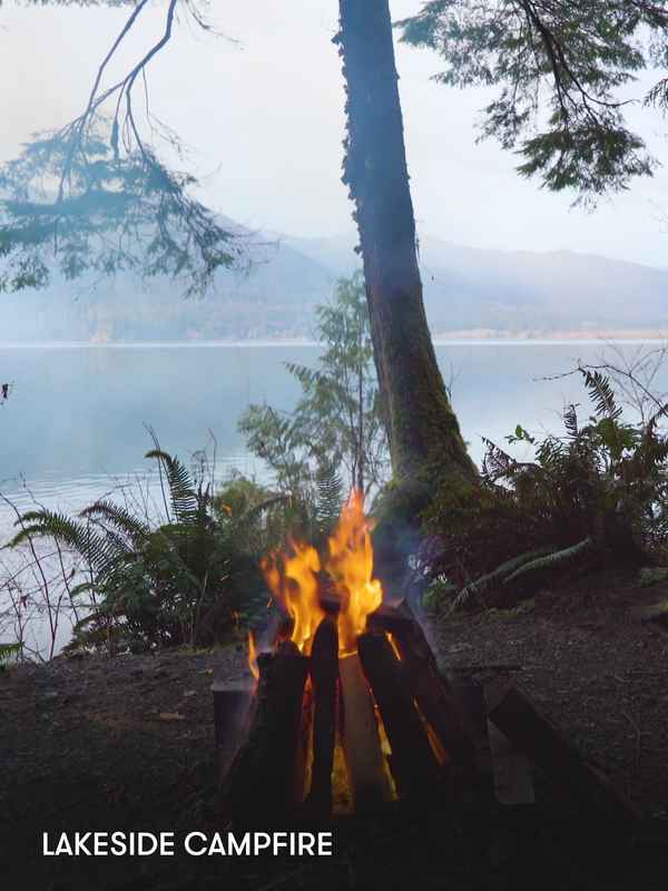 Lakeside Campfire Poster 2