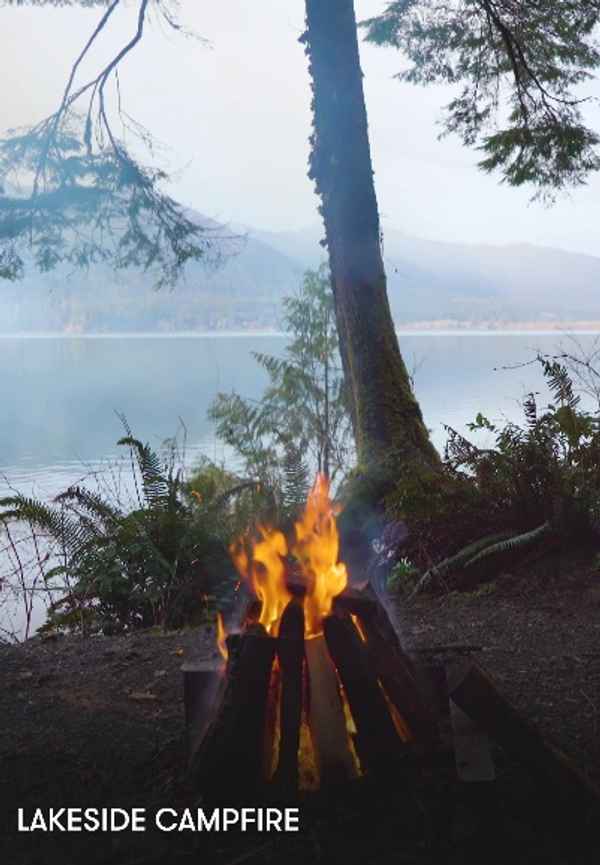 Lakeside Campfire Poster 3
