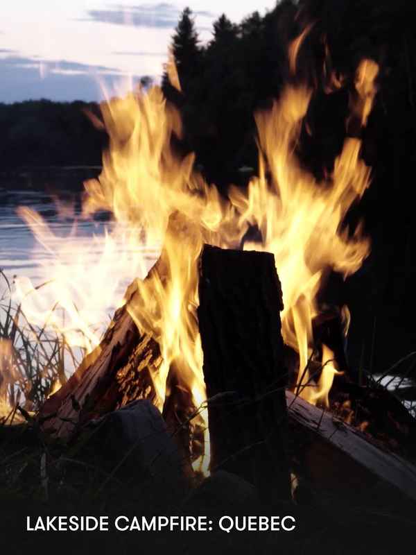 Lakeside Campfire: Quebec Poster 2