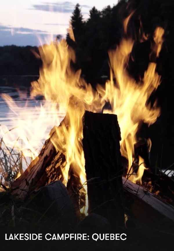 Lakeside Campfire: Quebec Poster 4