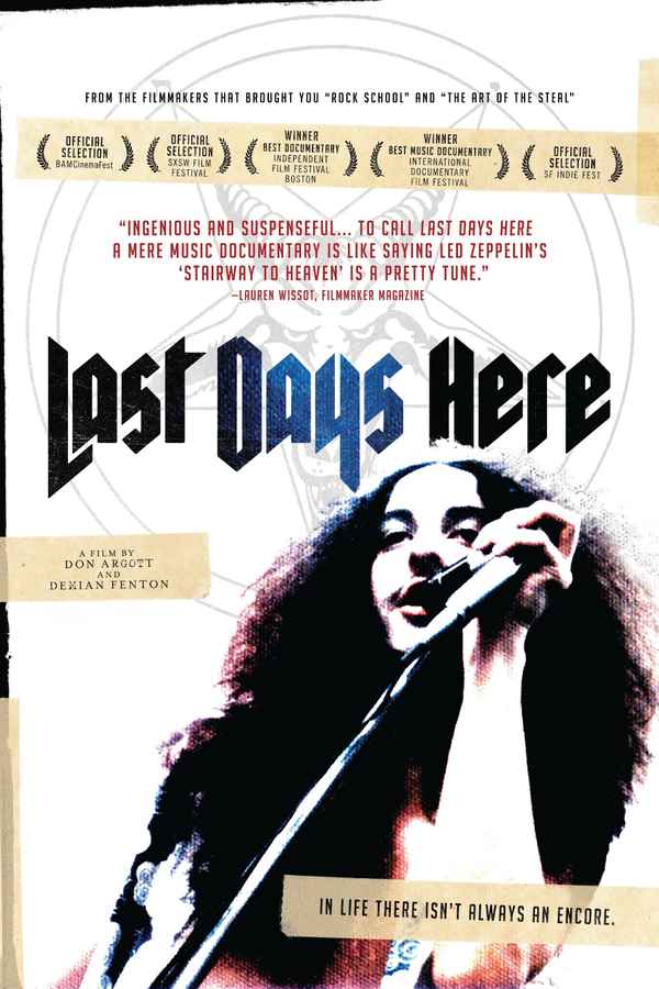 Last Days Here Poster 1