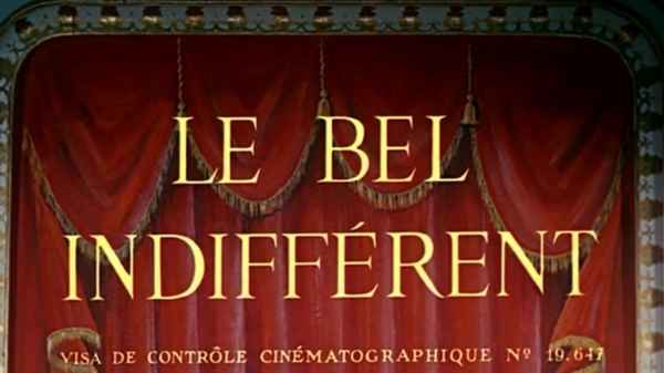 Le bel indifférent Poster 3