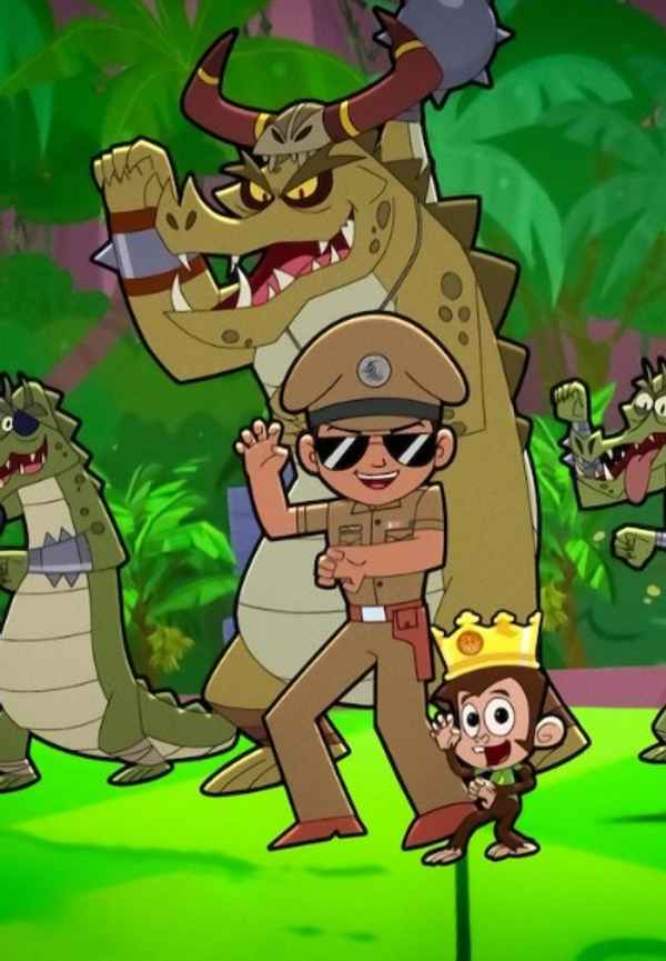 Little Singham Bandarpur Mein Hu Ha Hu Poster 6