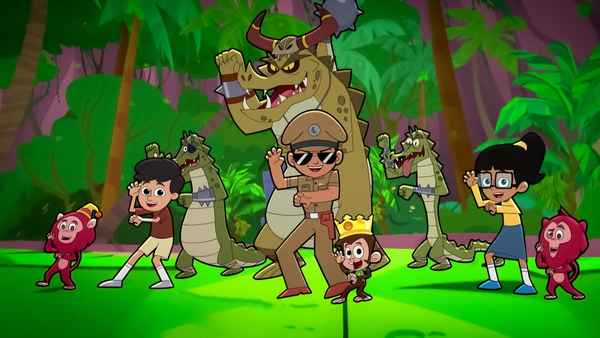 Little Singham Bandarpur Mein Hu Ha Hu Poster 4