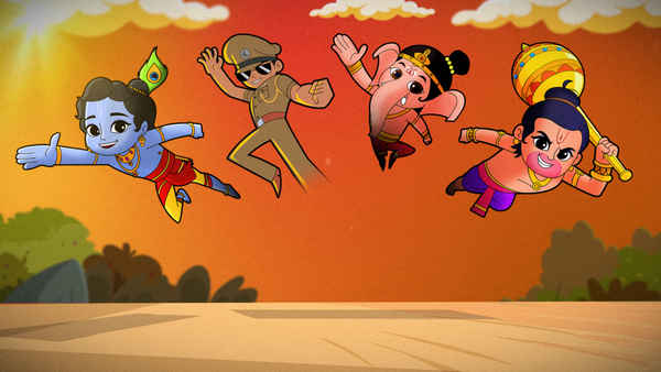 Little Singham ke Bahubali Friends Poster 3