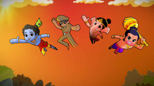 Little Singham ke Bahubali Friends Poster 1