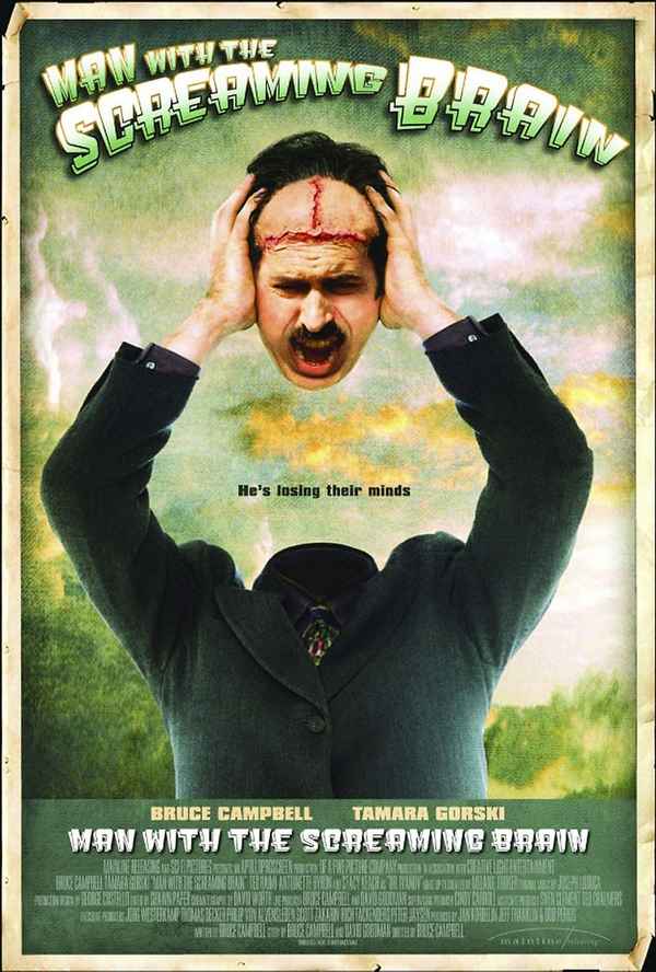 Man with the Screaming Brain Poster 6
