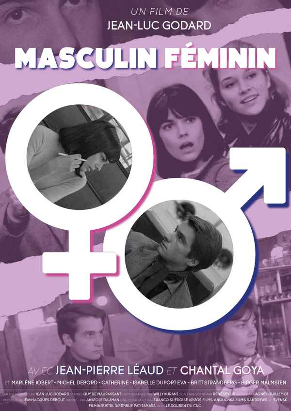 Masculin Féminin Poster 7