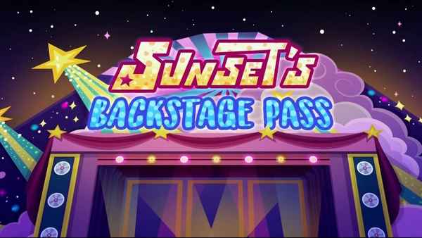 My Little Pony: Equestria Girls - Sunset's Backstage Pass Poster 1