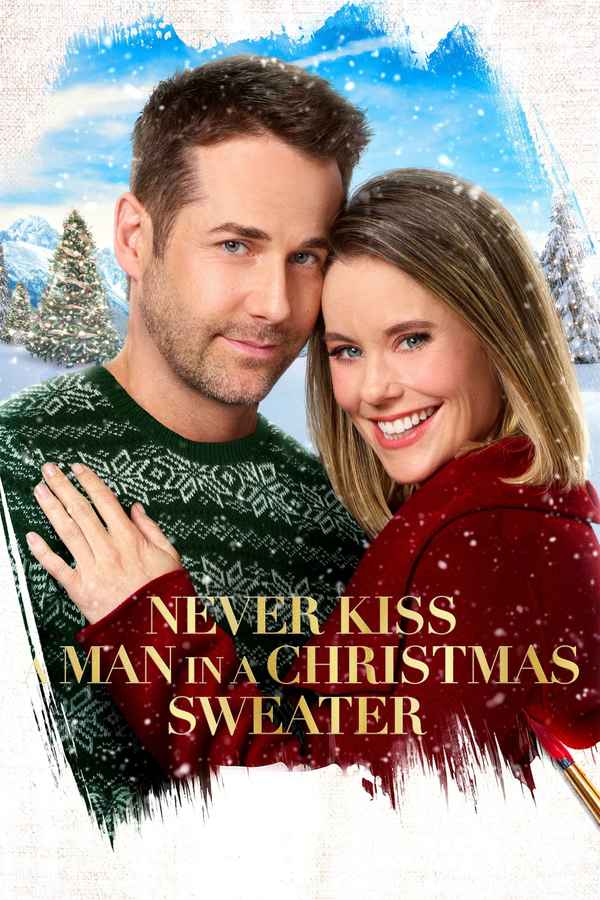 Never Kiss a Man in a Christmas Sweater Poster 7
