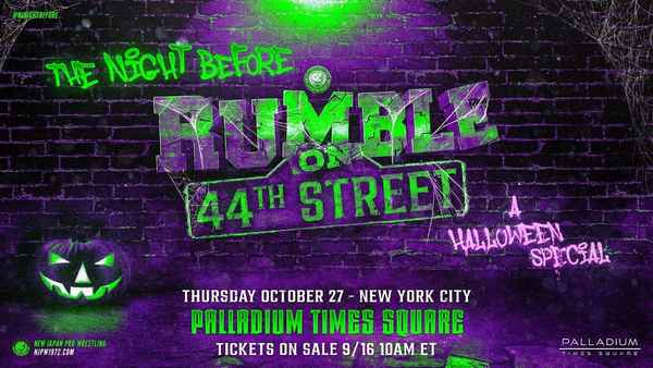NJPW The Night Before Rumble on 44th Street Poster 1