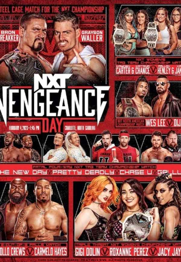 NXT Vengeance Day 2023 Poster 3