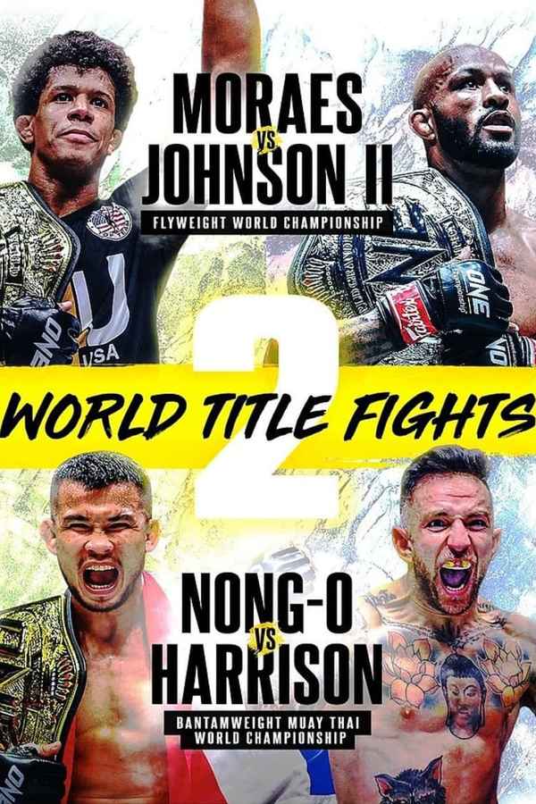 ONE on Prime Video 1: Moraes vs. Johnson 2 Poster 1