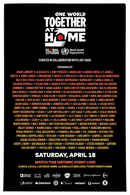 One World: Together at Home Poster 2