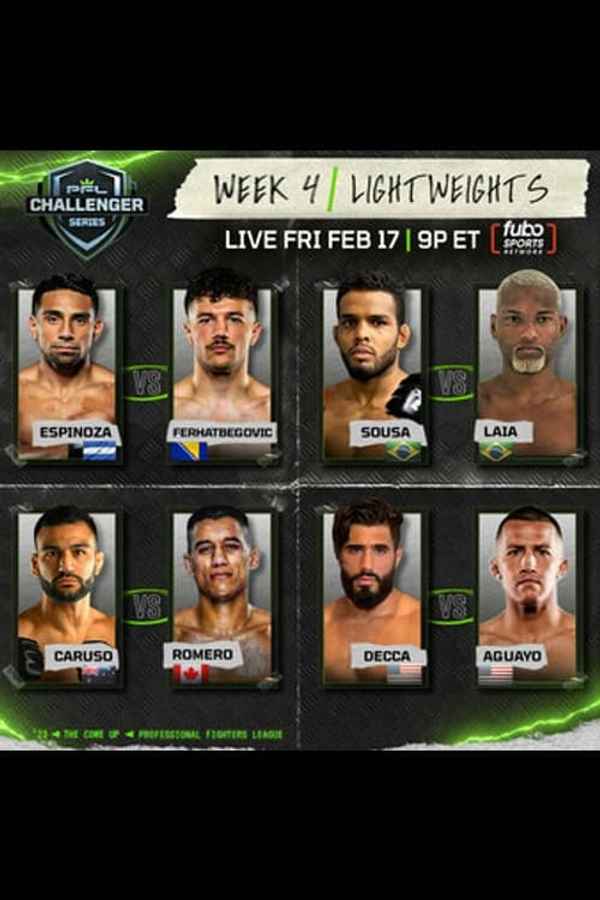 PFL Challenger Series 2023: Week 4/Lightweights Poster 2