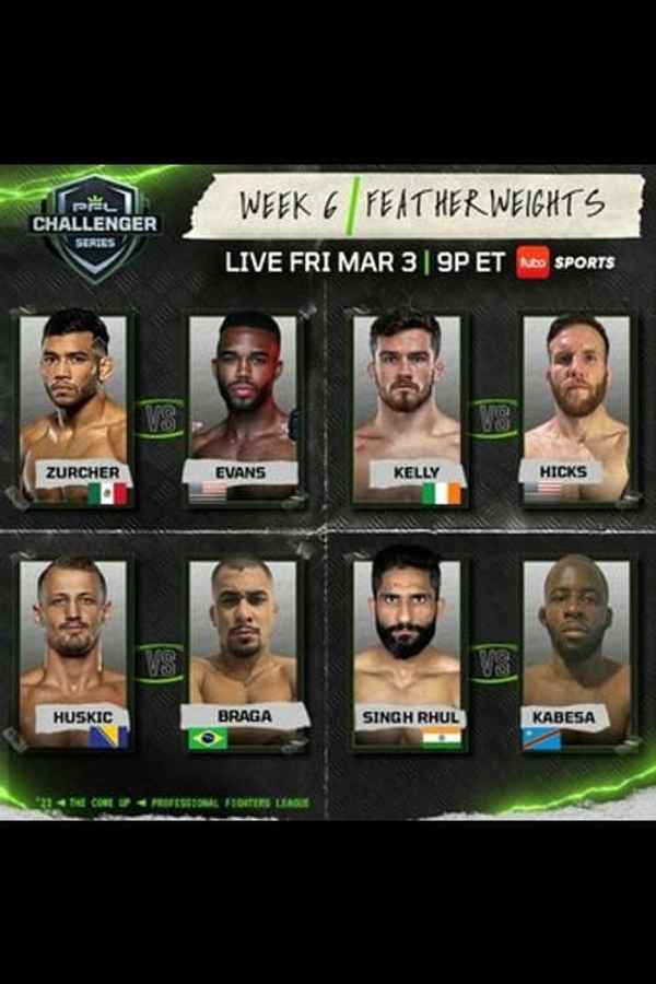 PFL Challenger Series 2023: Week 6/Featherweights Poster 2
